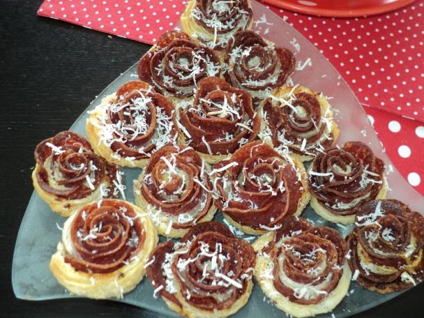 Salámové ružičky (fotorecept) - obrázok 3