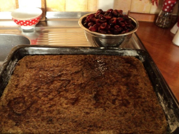 Čerešňový koláč stracciatella (fotorecept) - obrázok 3