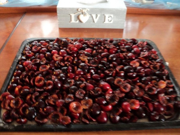 Čerešňový koláč stracciatella (fotorecept) - obrázok 5