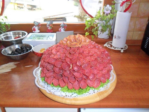 Ďalšia moja slaná torta trochu inak (fotorecept) - obrázok 4