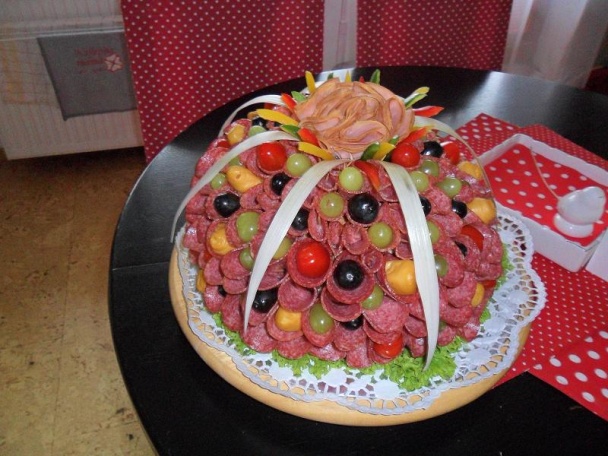 Ďalšia moja slaná torta trochu inak (fotorecept) - obrázok 5