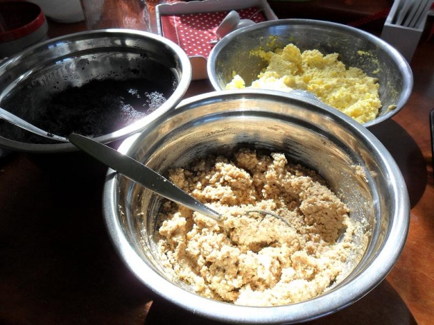 Koláč s troma plnkami alebo kopčekový koláč (fotorecept) - obrázok 4