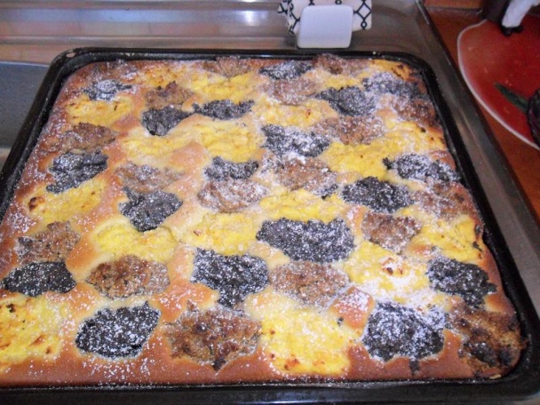 Koláč s troma plnkami alebo kopčekový koláč (fotorecept) - obrázok 7