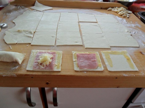 Slané závitky z lístkového cesta (fotorecept) - obrázok 4
