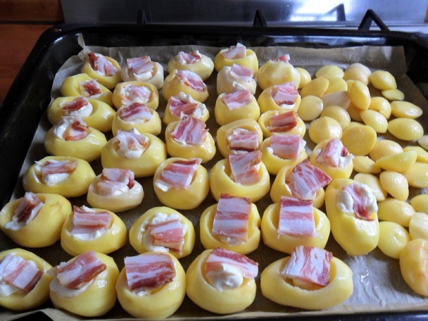 Pečené plnené zemiaky (fotorecept) - obrázok 2