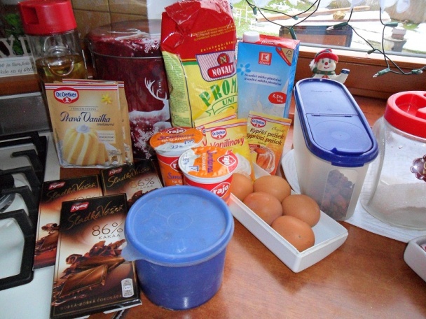 Pudingový čokozákusok - bezlepkový (fotorecept) - obrázok 1