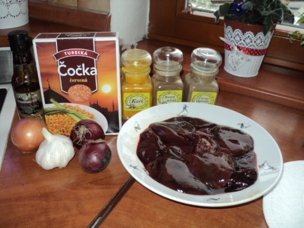 Červená šošovica s morčacími pečienkami (fotorecept) - obrázok 1