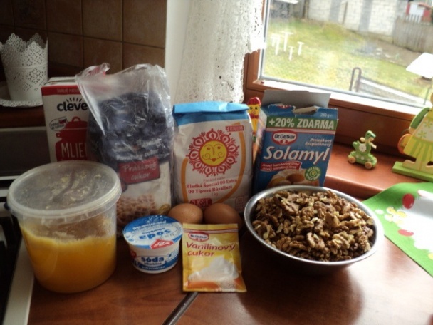 Medovo-orechové rezy (fotorecept) - obrázok 1