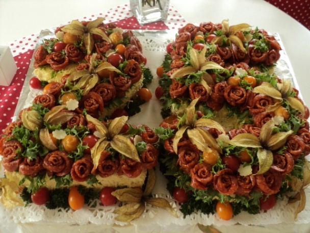 Slaná torta k 25 narodeninám pre vnuka (fotorecept) - obrázok 7