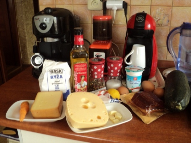 Slaný cuketovo-ryžový koláč bez múky (fotorecept) - obrázok 1