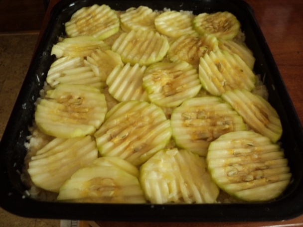 Slaný cuketovo-ryžový koláč bez múky (fotorecept) - obrázok 5