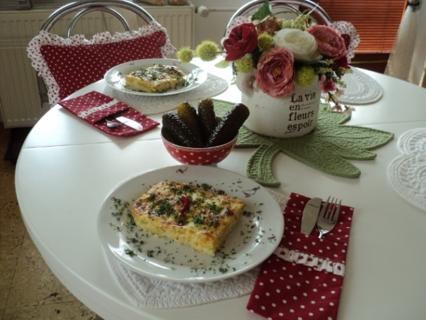 Slaný cuketovo-ryžový koláč bez múky (fotorecept) - obrázok 10