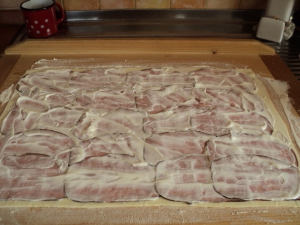 Slané šunkové závitky z lístkového cesta (fotorecept) - obrázok 3