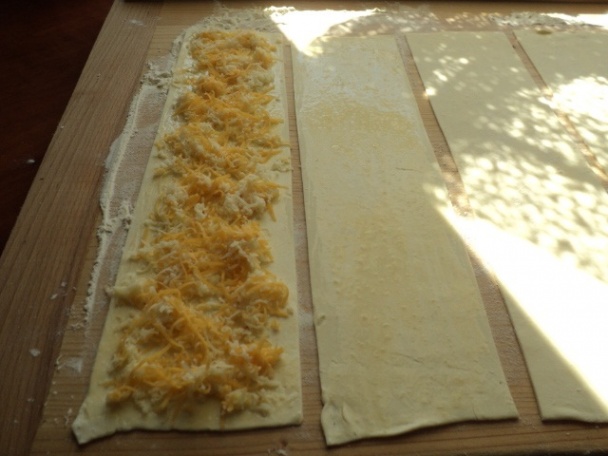 Slané tyčinky z lístkového cesta (fotorecept) - obrázok 3