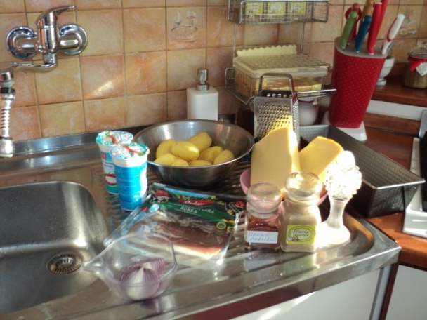 Zapekané zemiaky trochu inak (fotorecept) - obrázok 1