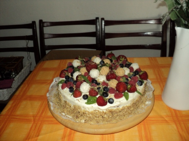 Bezlepková orechová torta s tvarohovo-mascarpone krémom (fotorecept) - obrázok 7