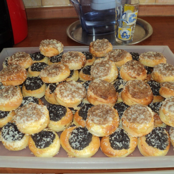 Makové a orechové kysnuté koláčiky (fotorecept) - obrázok 6
