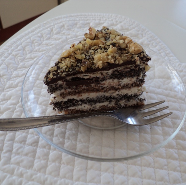 Orechovo-makový zákusok bez múky (fotorecept) - obrázok 5