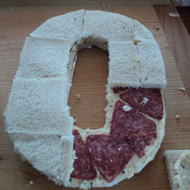 Slaná torta k 60. narodeninám (fotorecept) - obrázok 4