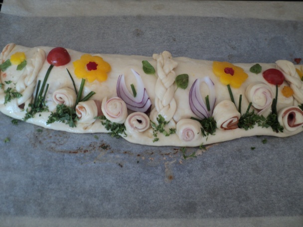 Pizzový koláč a tyčinky (fotorecept) - obrázok 4