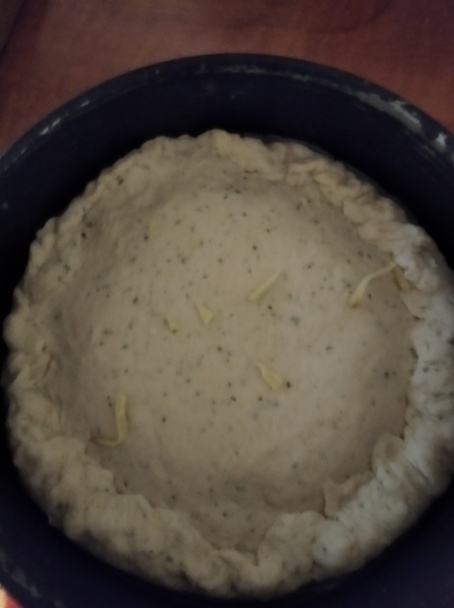 Slaný kysnutý syrový koláč (fotorecept) - obrázok 1