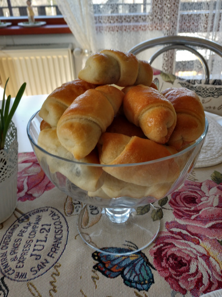 Kysnuté makové a orechové rožteky - obrázok 2