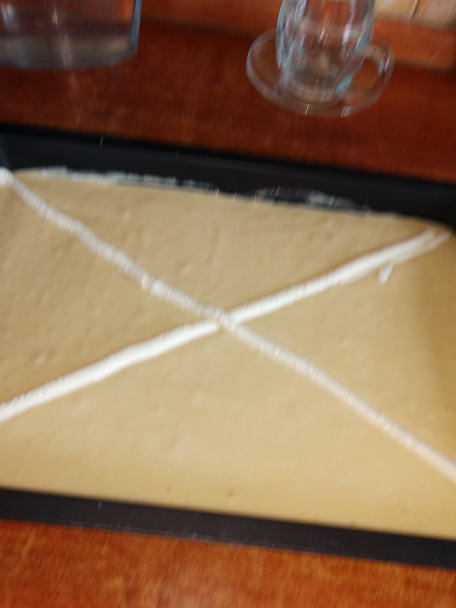 Mriežkový tvarohový koláč (fotorecept) - obrázok 3