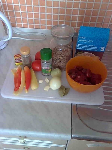 Hovädzie dusené so šošovicou a ryžou (fotorecept) - obrázok 1