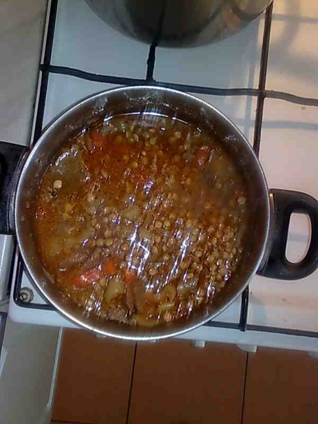 Hovädzie dusené so šošovicou a ryžou (fotorecept) - obrázok 5