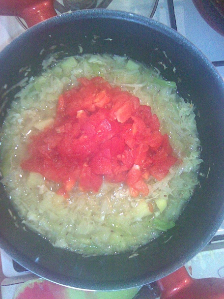 Kapusta s paradajkami (fotorecept) - obrázok 2