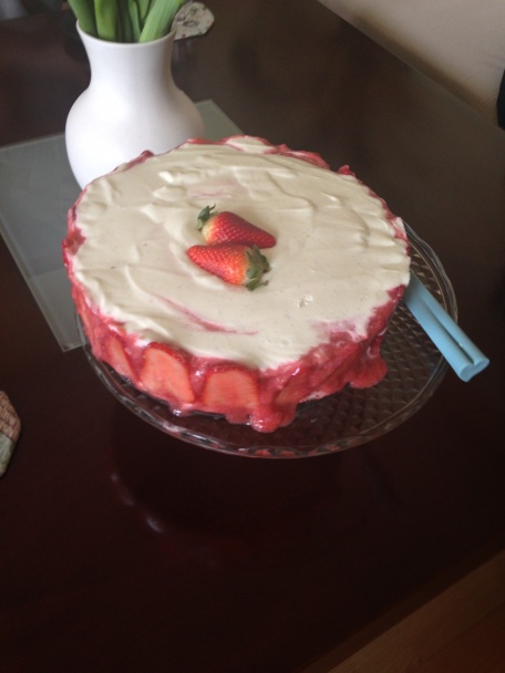 Jahodová torta  - obrázok 1