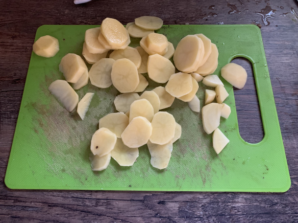 Cesnakové chipsy (fotorecept) - obrázok 1