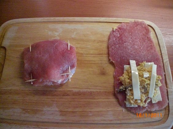 Plnené bravčové rezne (fotorecept) - obrázok 3