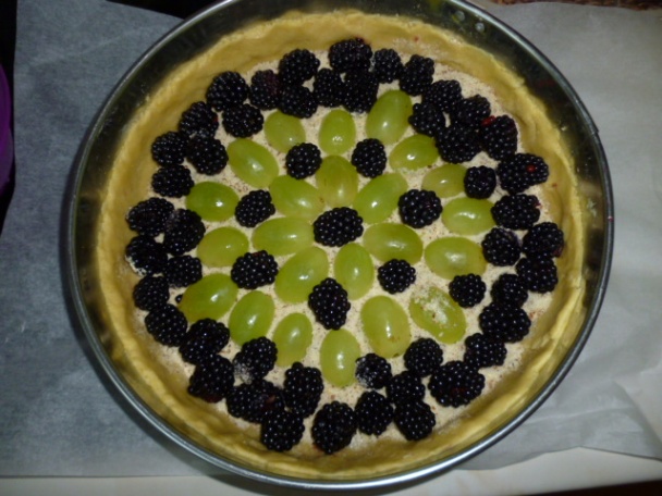 Letný pudingový koláč s černicami (fotorecept) - obrázok 4