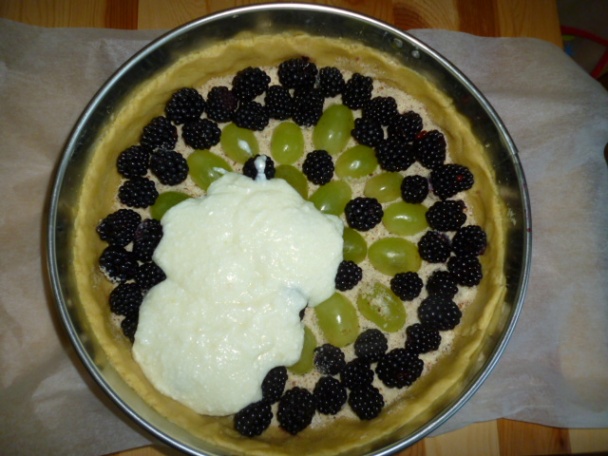 Letný pudingový koláč s černicami (fotorecept) - obrázok 6