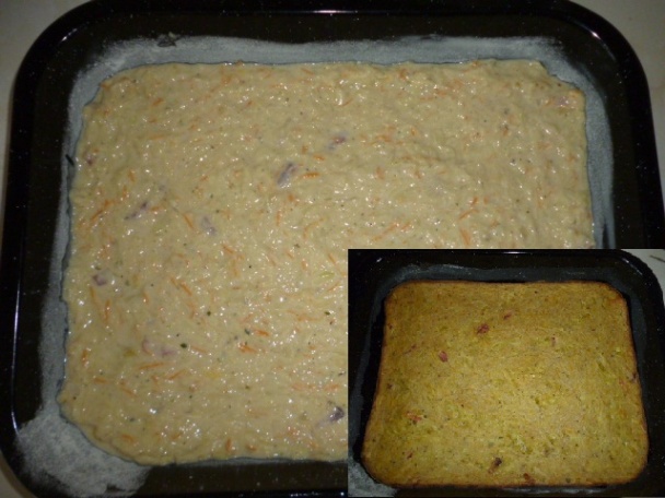 Zeleninové placky na plechu (fotorecept) - obrázok 3