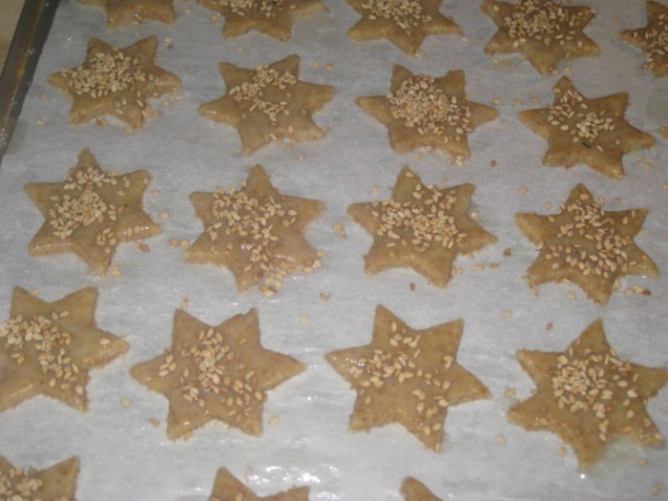 Celozrnné hviezdičky so sezamom (fotorecept) - obrázok 3