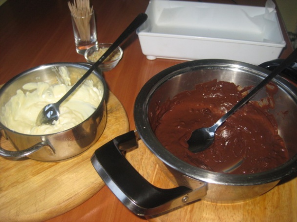 Mramorované čokoládky s mandľami (fotorecept) - obrázok 2