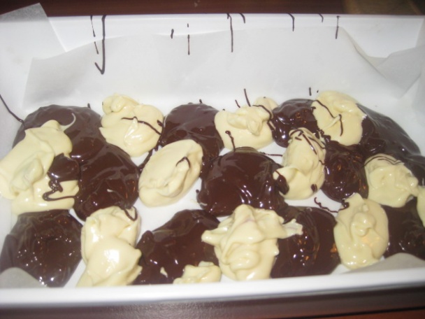 Mramorované čokoládky s mandľami (fotorecept) - obrázok 3