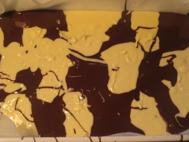 Mramorované čokoládky s mandľami (fotorecept) - obrázok 4