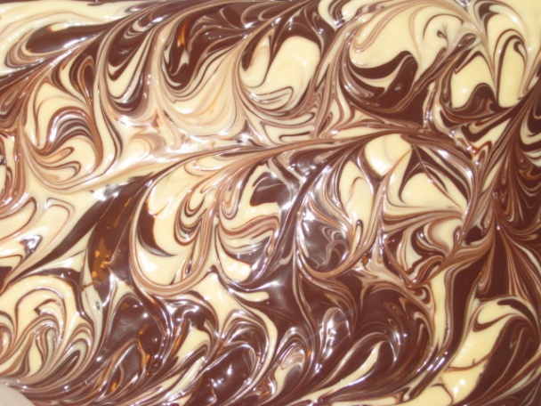 Mramorované čokoládky s mandľami (fotorecept) - obrázok 5