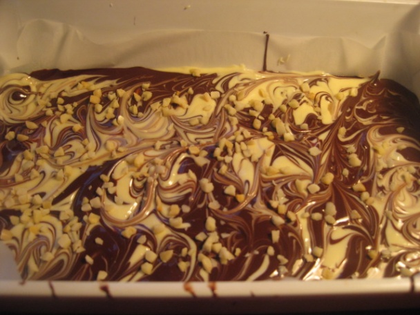 Mramorované čokoládky s mandľami (fotorecept) - obrázok 6