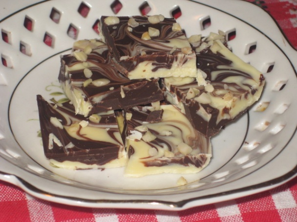 Mramorované čokoládky s mandľami (fotorecept) - obrázok 8