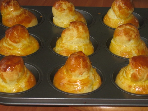 Briošky v muffinovej forme (fotorecept) - obrázok 12