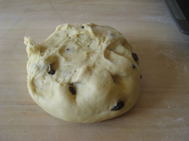 Maslové pečivo s hrozienkami (fotorecept) - obrázok 3