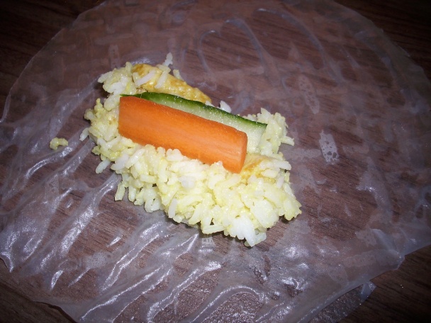 Opražené ryžové závitky (fotorecept)  - obrázok 3