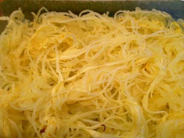 Špagetová tekvica - príprava pečením (fotorecept) - obrázok 4