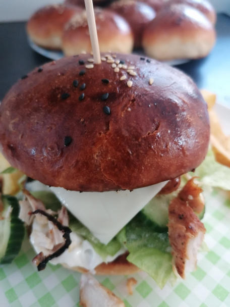 Domáce burgerové žemle (fotorecept) - obrázok 3