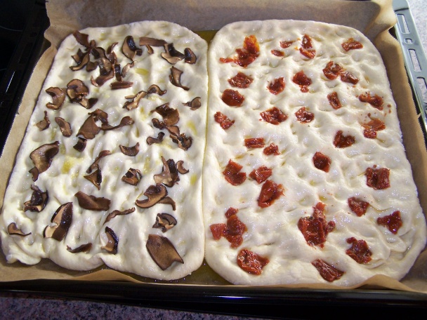 Hríbová a rajčinová focaccia (fotorecept) - obrázok 5