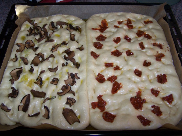 Hríbová a rajčinová focaccia (fotorecept) - obrázok 6